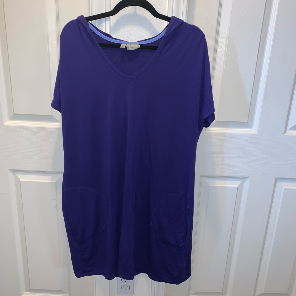 ATHLETA HOODED COVERUP TUNIC (ac)